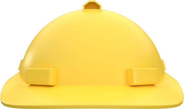 3d Construction Helmet Illustration